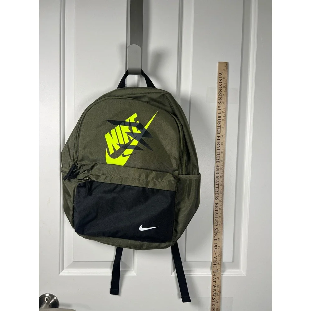 Nike Elemental Backpack Rough Green Black Volt Kids School Bag  NWT